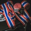 hand wrapping tape thai flag